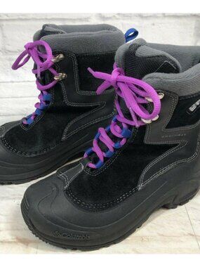 COLUMBIA Bugaboo Plus Omni-Heat Insulated Waterproof Snow Boots Youth 3 (y8)